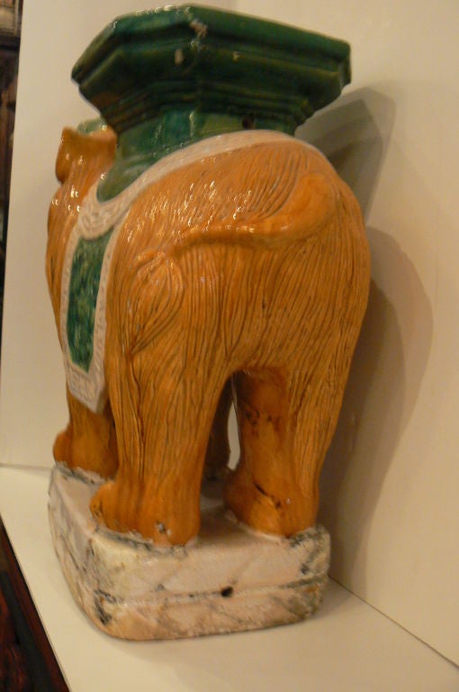 Ceramic Chinese Foo Dog Garden Seat For Sale