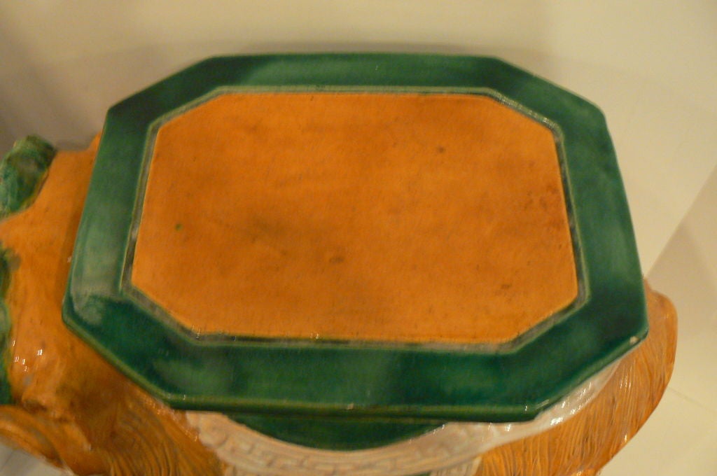 Chinese Foo Dog Garden Seat For Sale 1