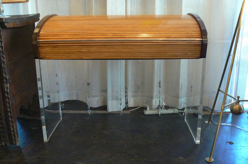 Roll-Top Writing Desk By Vladimir Kagan