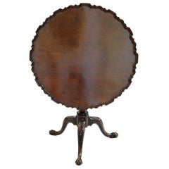 George II Mahogany Tripod Tilt Top Table