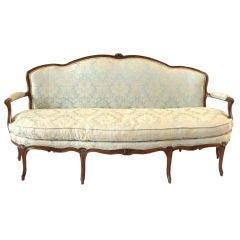 Antique Louis XV Beachwood Canape Sofa