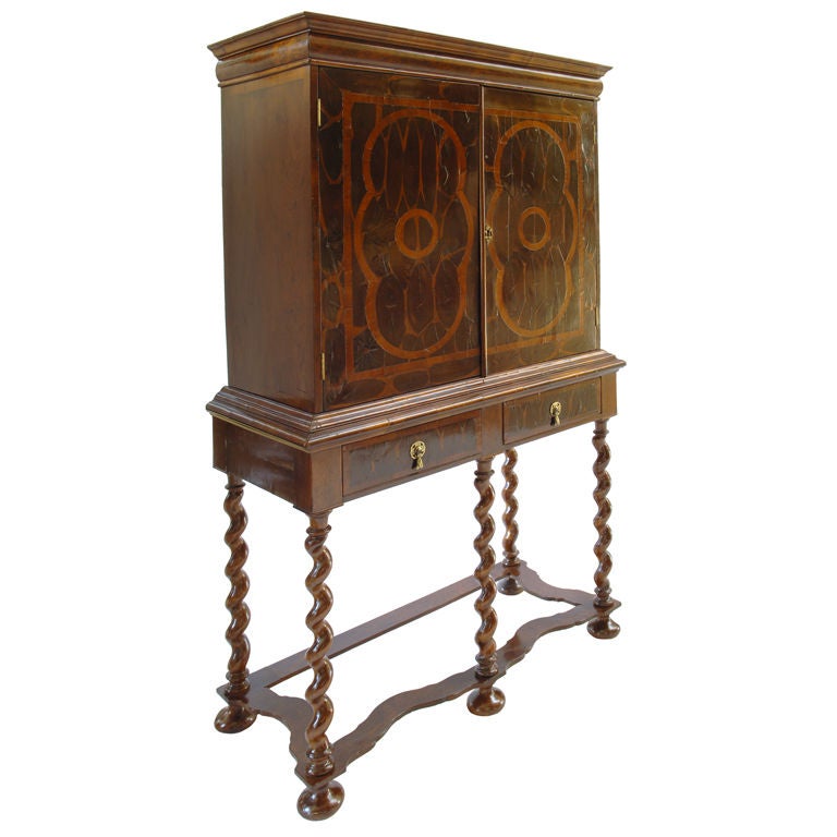 William And Mary Style Cabinet For Sale