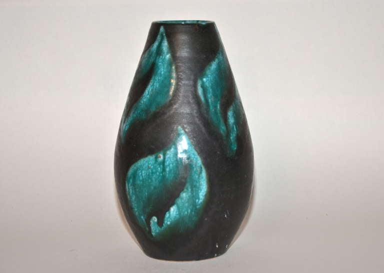 Hungarian Mid-century Modern Ceramic Vase 1950's For Sale