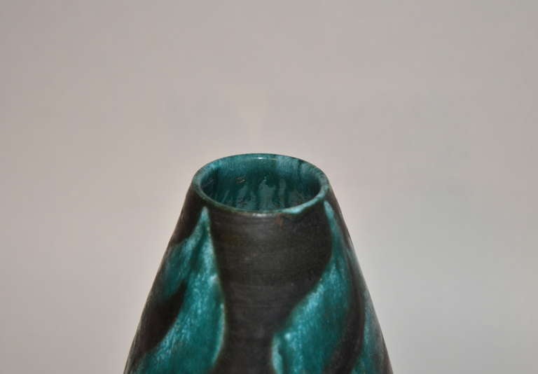 Mid-Century Modern Mid-century Modern Ceramic Vase 1950's For Sale