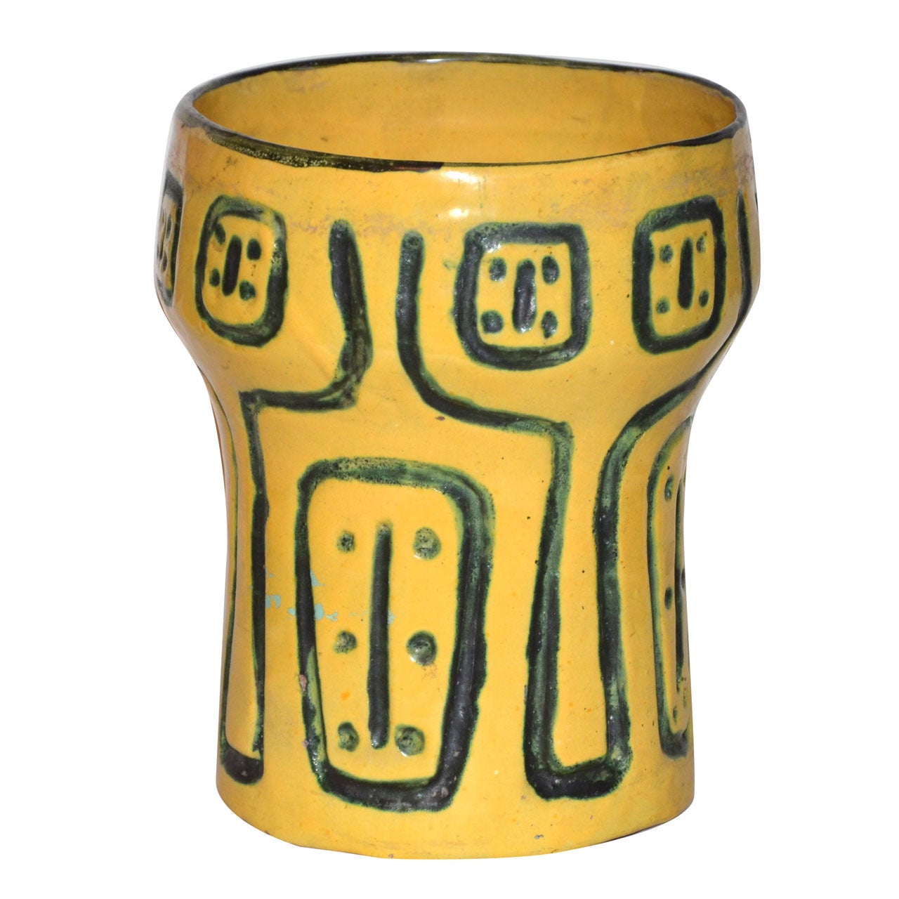 Abstract Ceramic Vase, 1950s
