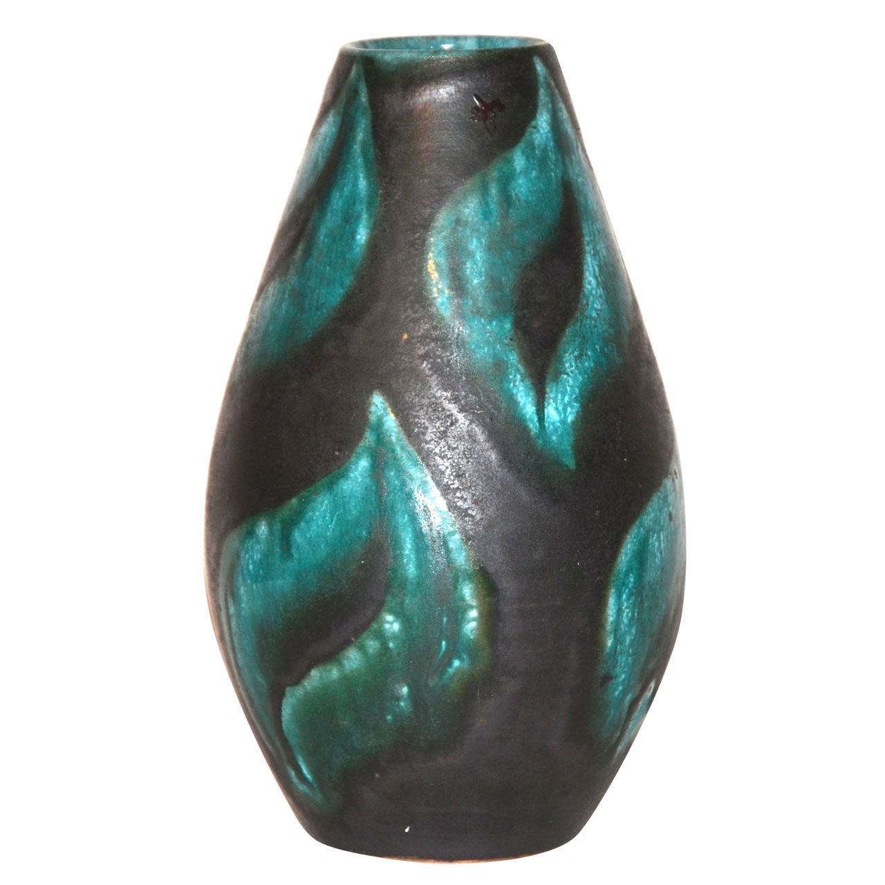 Mid-century Modern Ceramic Vase 1950's For Sale