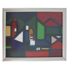 Abstract Constructive Buildings Painting, 2006