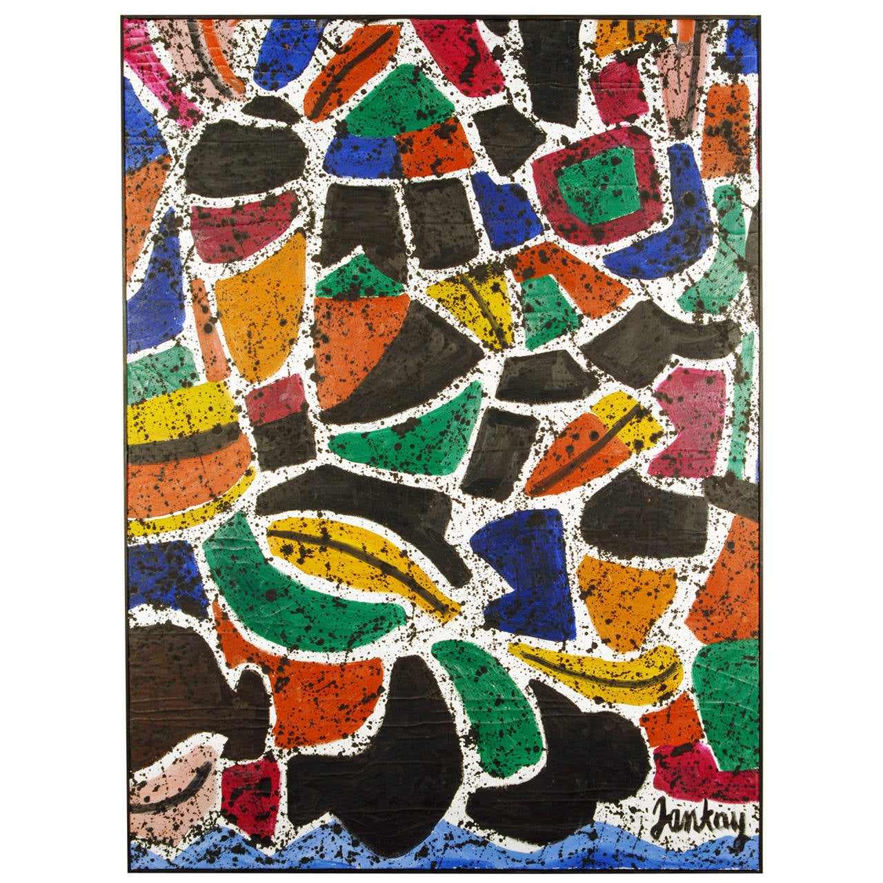 Tibor Jankay: Abstract Composition, 1978 For Sale