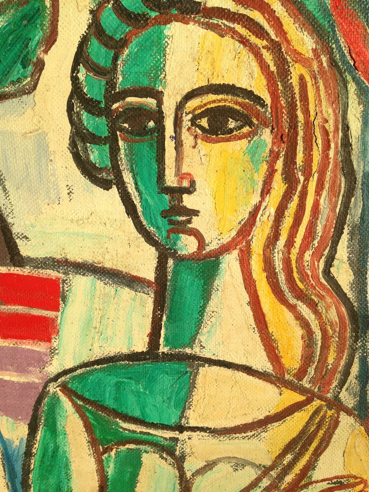 Jankay's works and paintings influenced by famous iconic artist such as Chagall, Matisse and Picasso. His work shows happiness and love of life and celebrating woman.

Biography of Tibor Jankay (1899-1994).

Tibor Jankay was born 1899 in