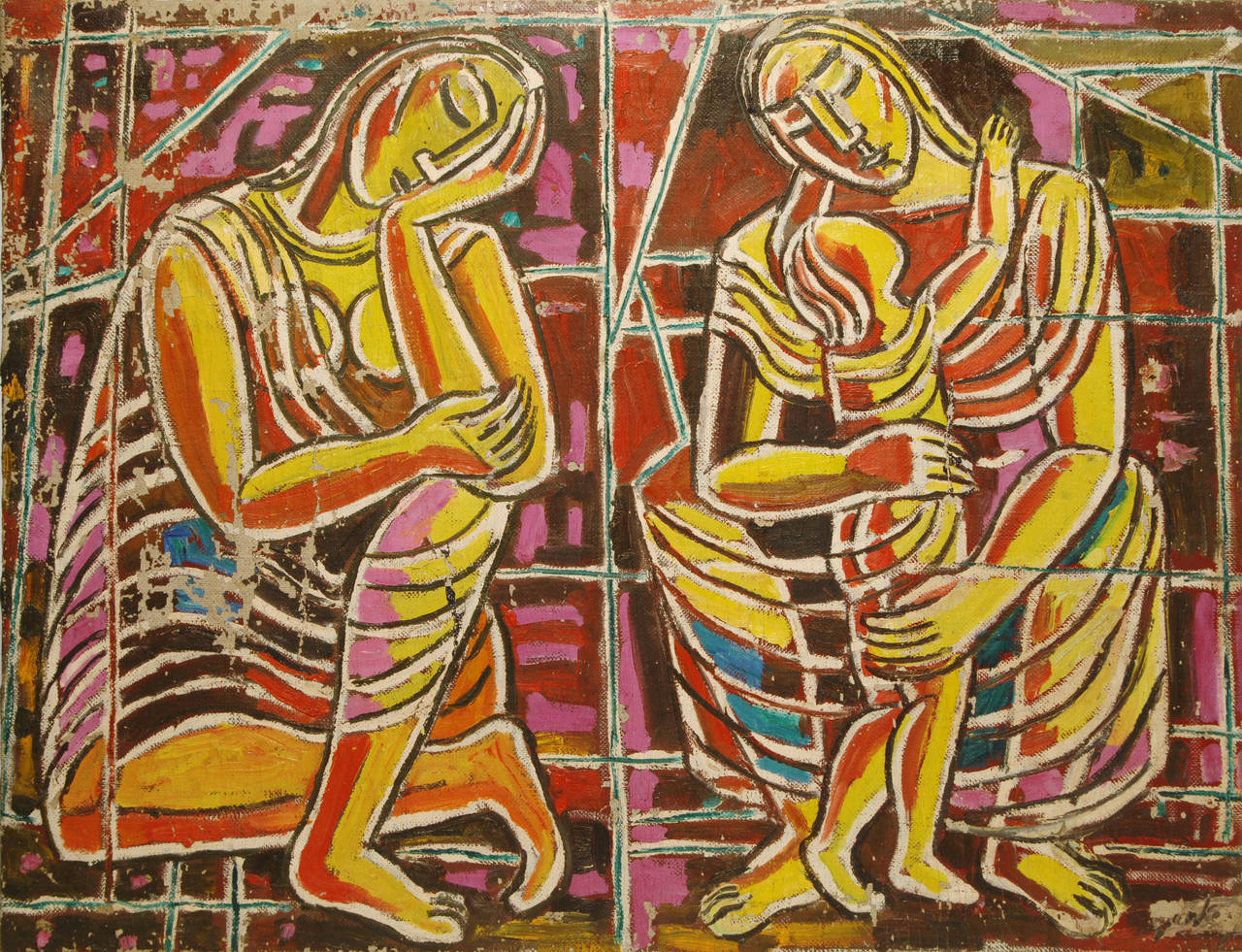 Tibor Jankay, "Piazza" circa 1960-1970