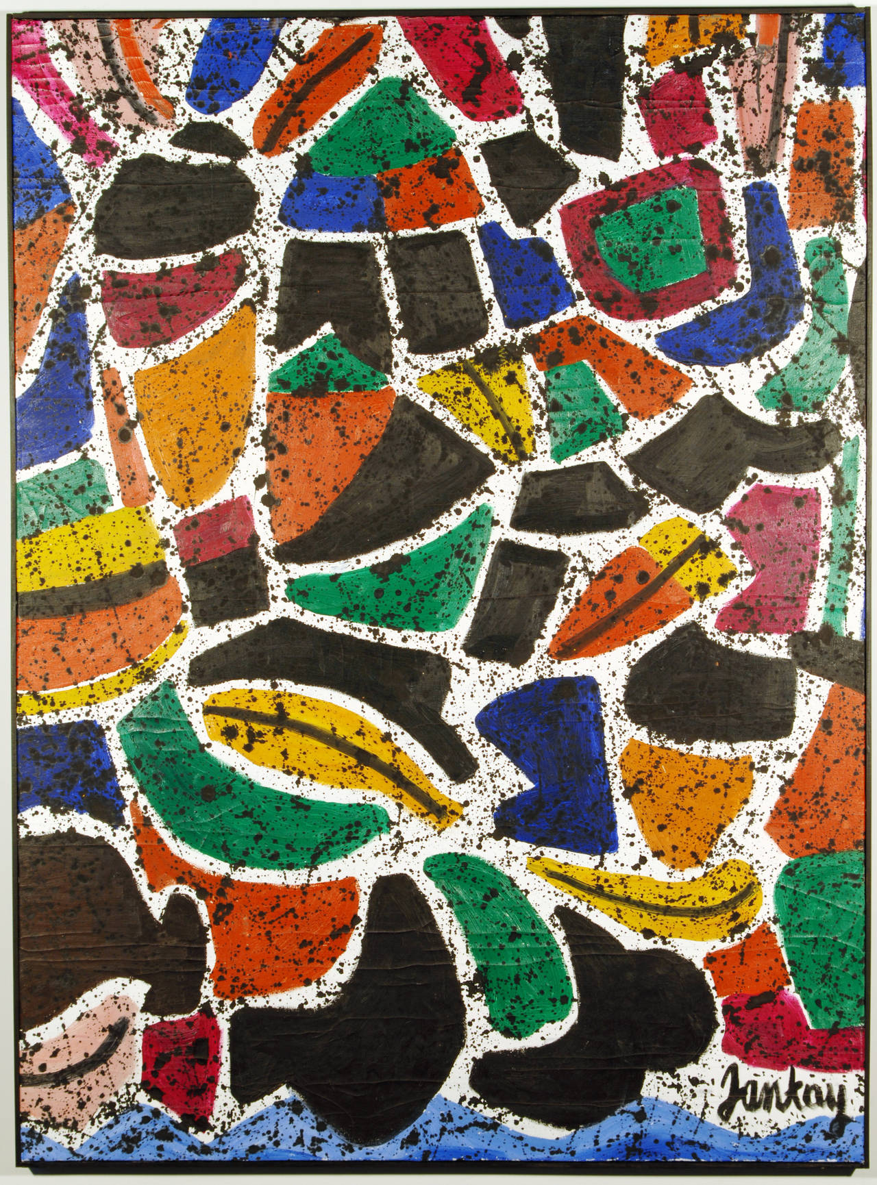 Tibor Jankay: Abstract Composition, 1978