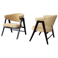 Edward Wormley for Dunbar A-frame chairs