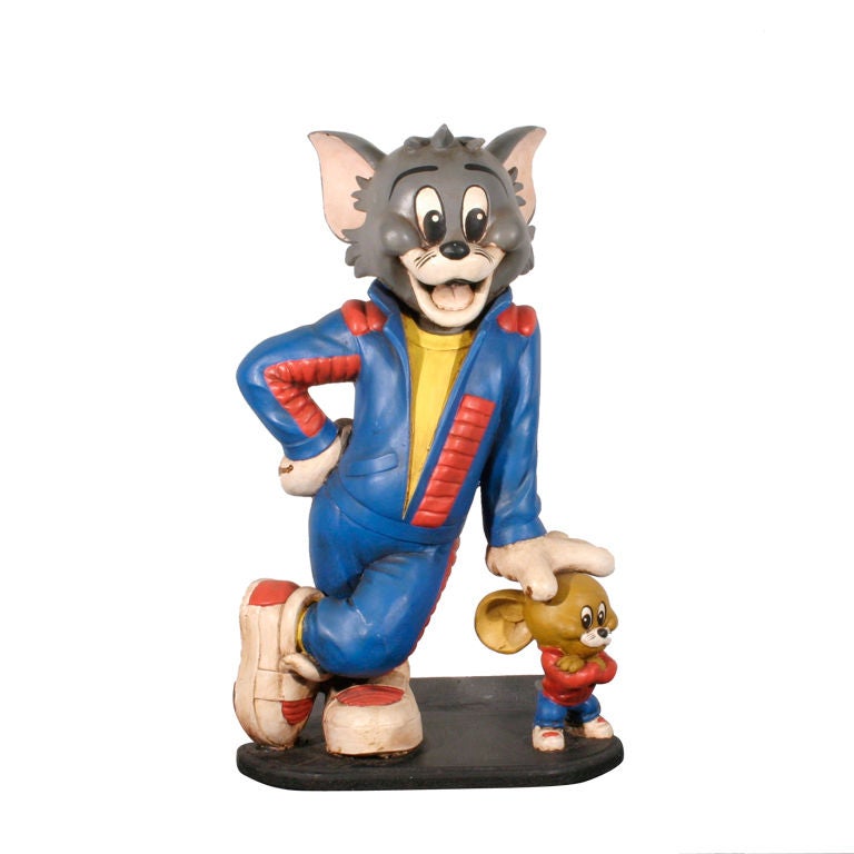 Vintage Walt Disney figure Tom and Jerry c. 1970-1980