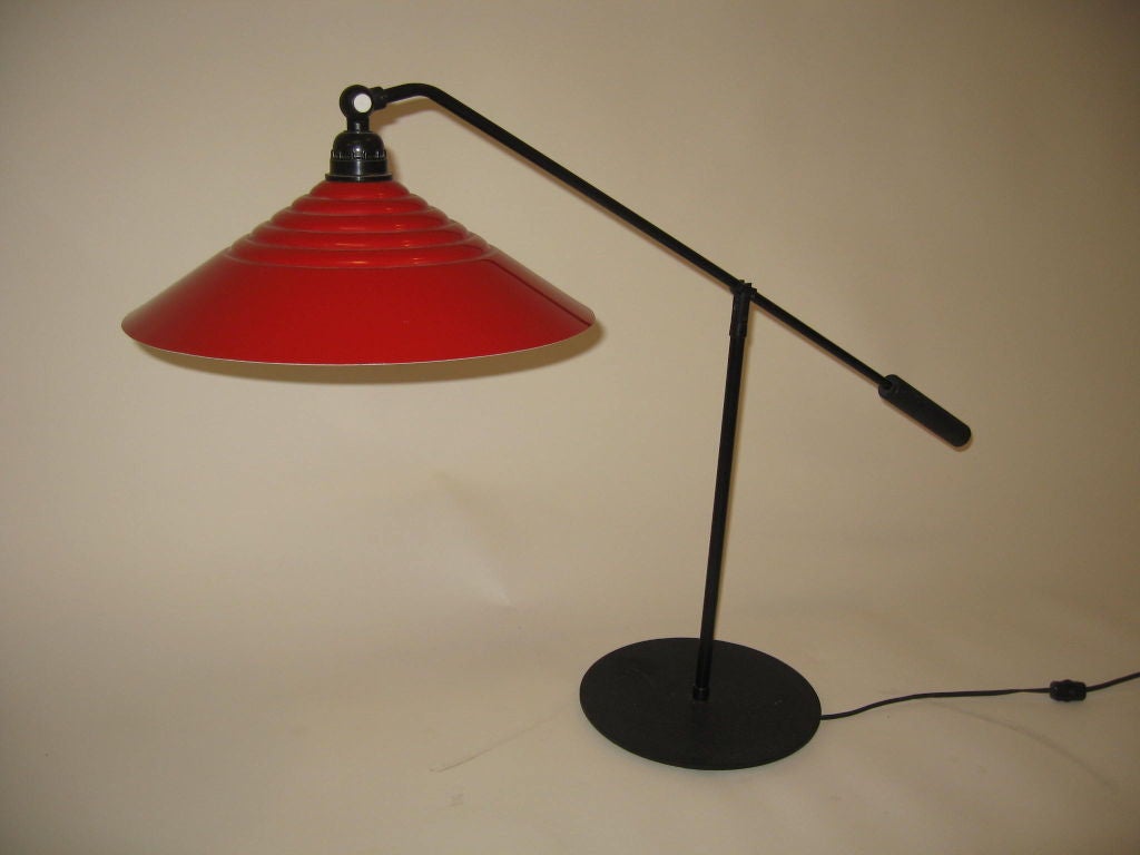 Mid Century Modern counter balance desk lamps, pair 3