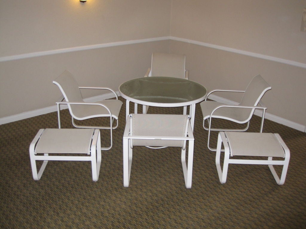 Late 20th Century FINAL OFFER: Outdoor patio set by Brown Jordan