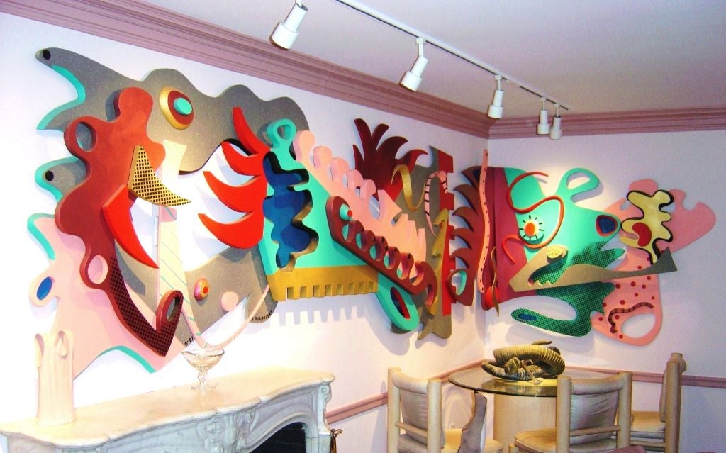 Andre Miripolsky: 3D wall art, 1986 ( detail ) please see images