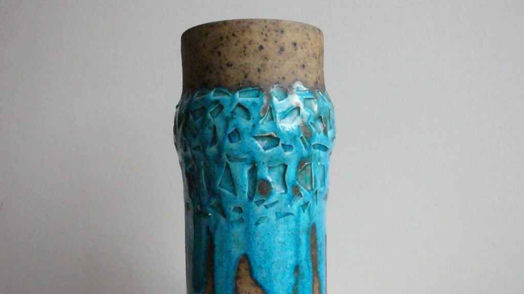 Mid-Century Modern Ceramic Vase, 1950s For Sale 4