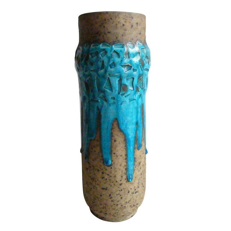 Mid-Century Modern Ceramic Vase, 1950s For Sale