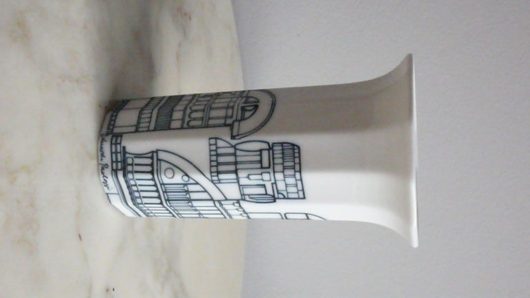 German Rosenthal Vase by Eduardo Paolozzi for Tapio Wirkkala For Sale