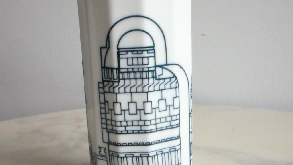 Rosenthal Vase by Eduardo Paolozzi for Tapio Wirkkala In Excellent Condition For Sale In London, GB
