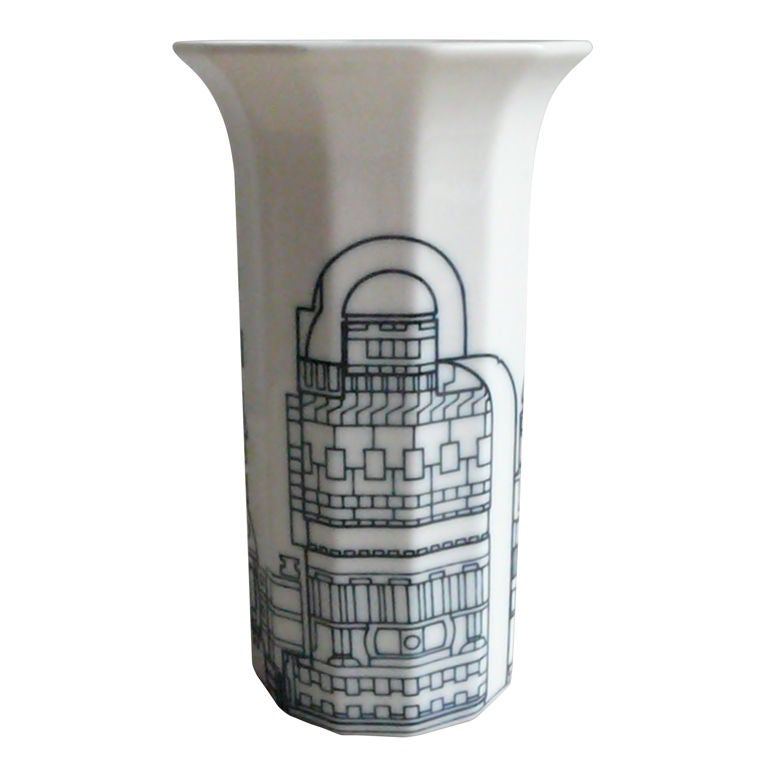 Rosenthal Vase by Eduardo Paolozzi for Tapio Wirkkala For Sale