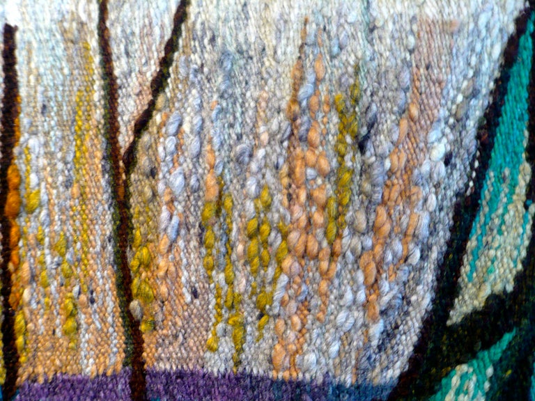 60's Abstract Wool Tapestry 1