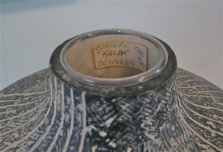 Glazed Claude Conover  Ceramic Vessel