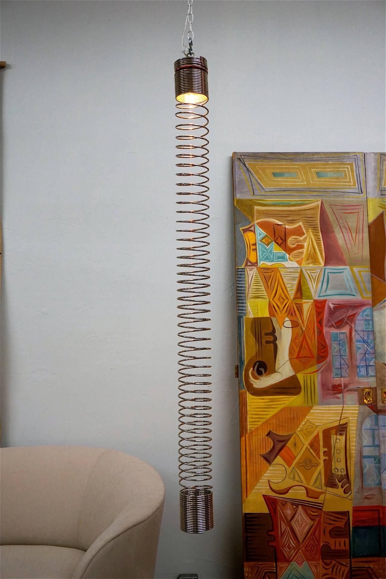 Designed for Candle, Milan, Italy in the 1960s.
A slinky on steroids!