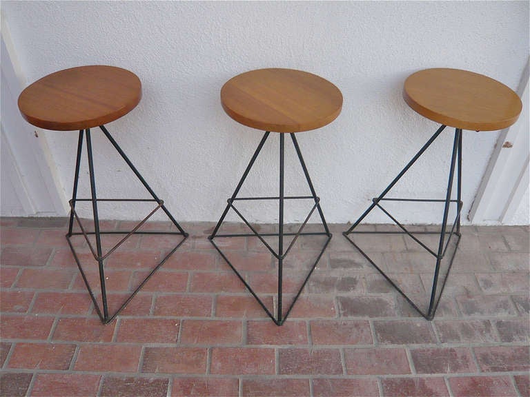 Luther Conover Counter Height Barstools (3) 2