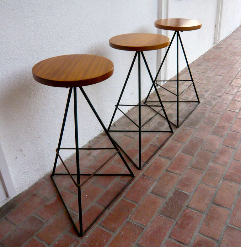 Luther Conover Counter Height Barstools (3) 3