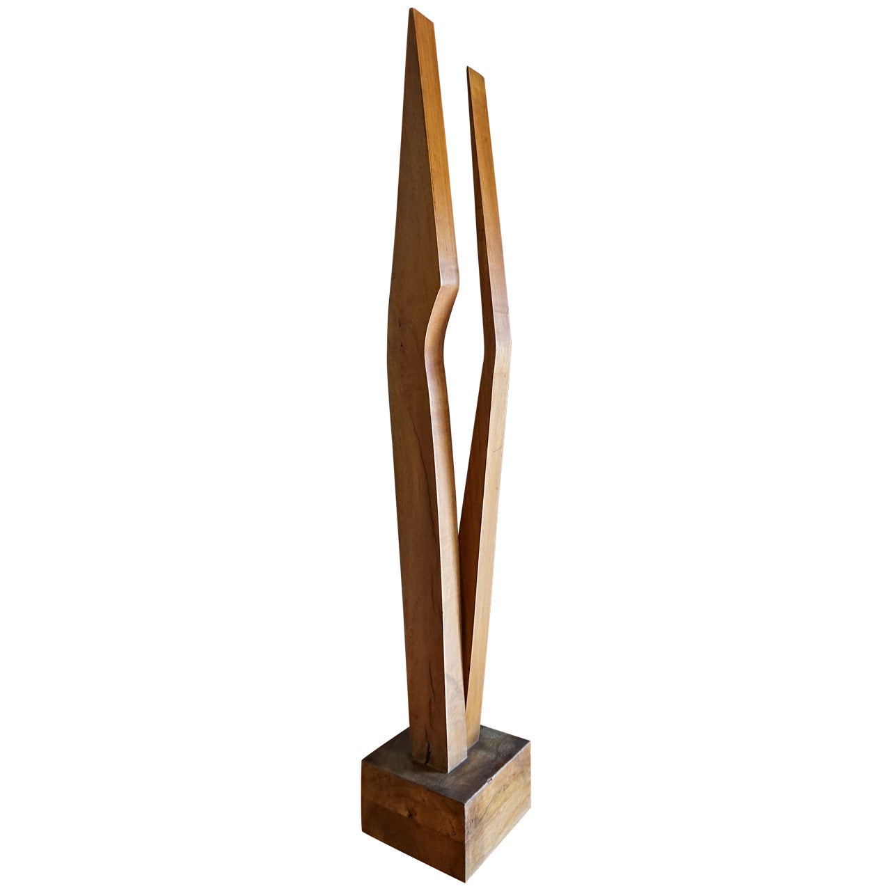 Abstract Wood Sculpture by Mabel Hutchinson