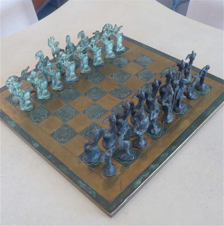 Bronze Chess Set 6