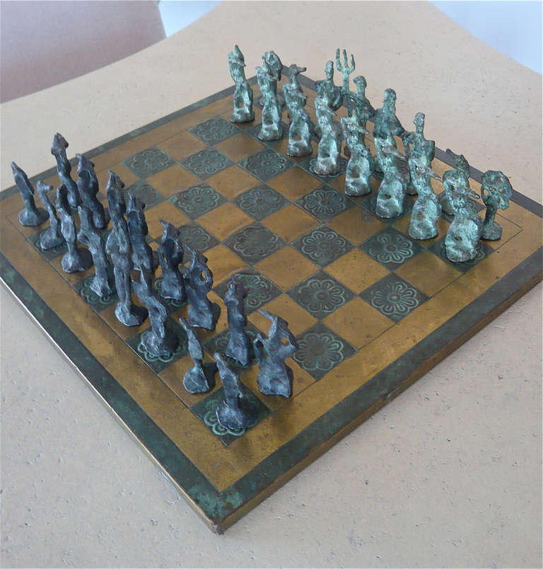Bronze Chess Set 1