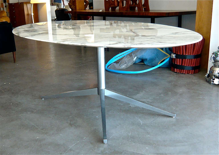 Modern Knoll Marble Conference or Dining Table