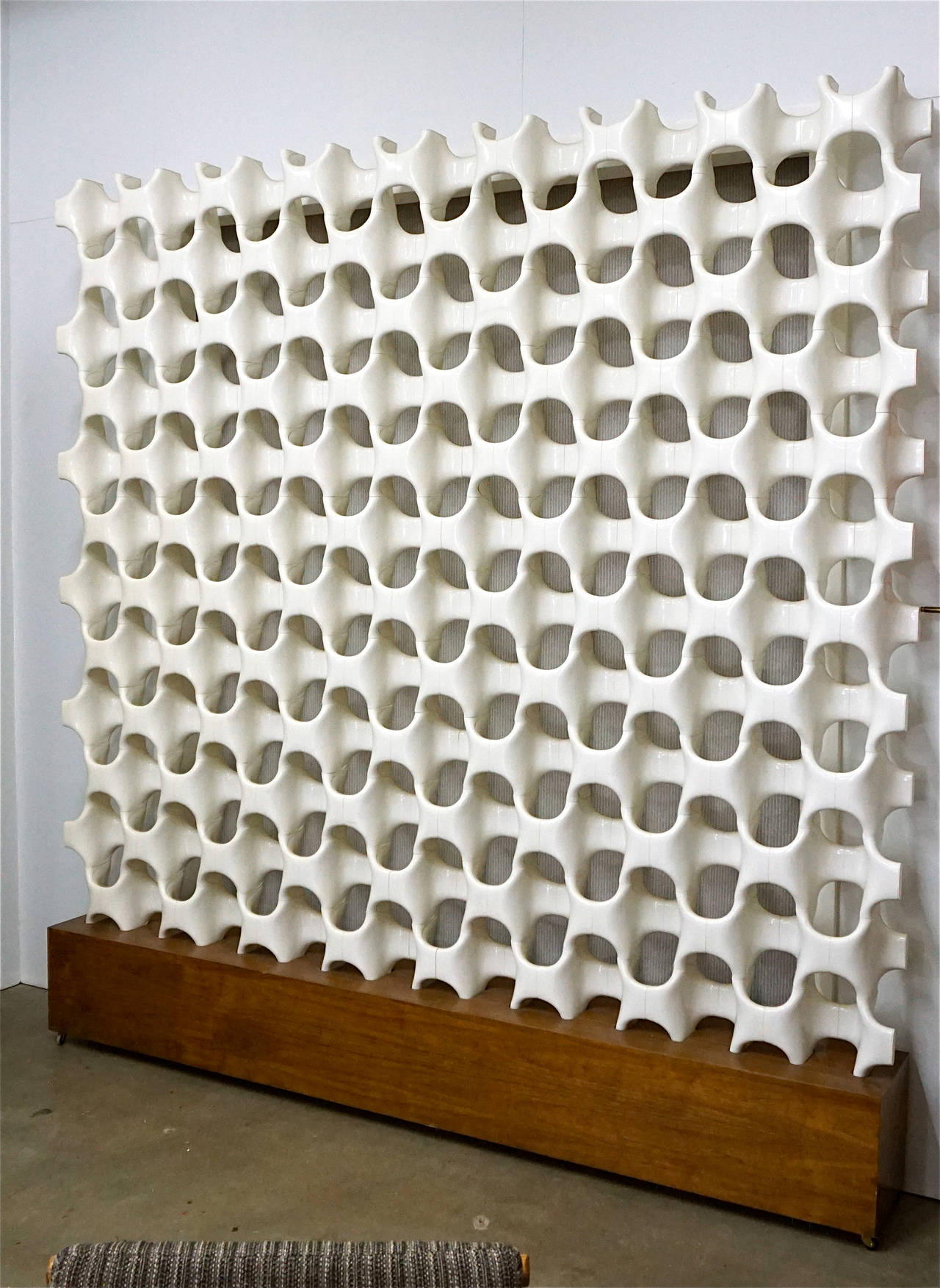 Molded Architectural Screen or Room Divider by Don Harvey