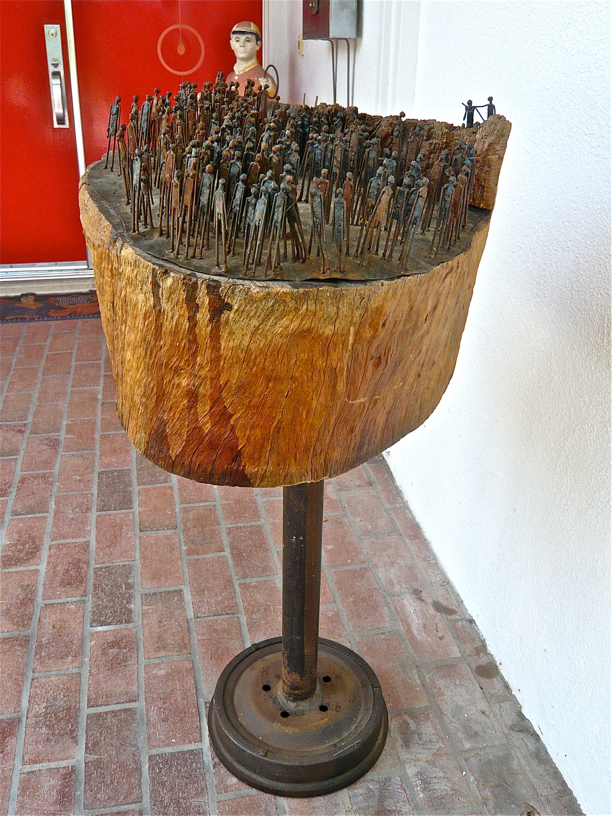 Whimsical Humanoid Sculpture