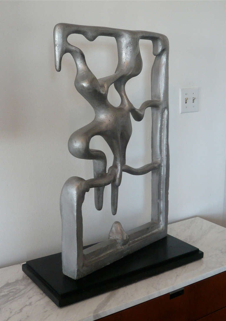 Cast Metal Abstract Sculpture 3