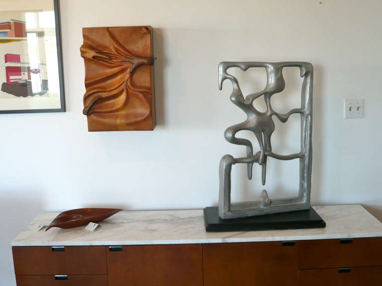 Cast Metal Abstract Sculpture 4