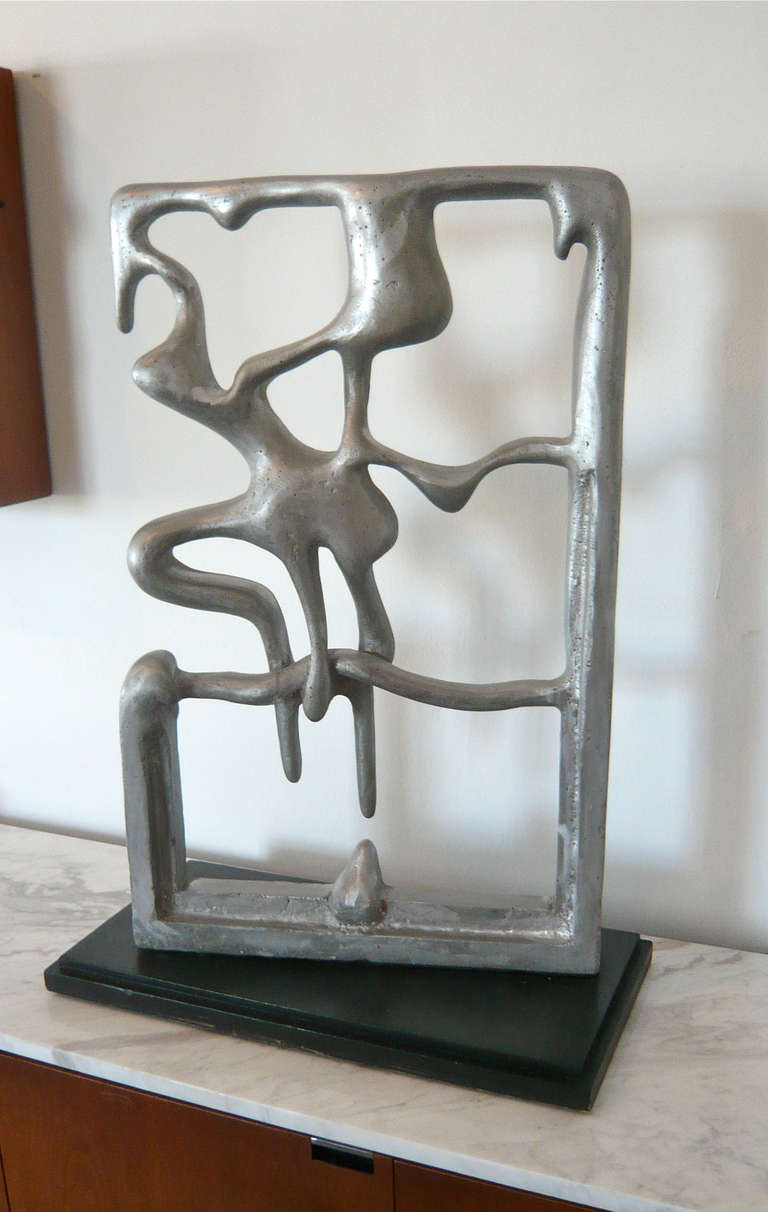 Cast Metal Abstract Sculpture 5