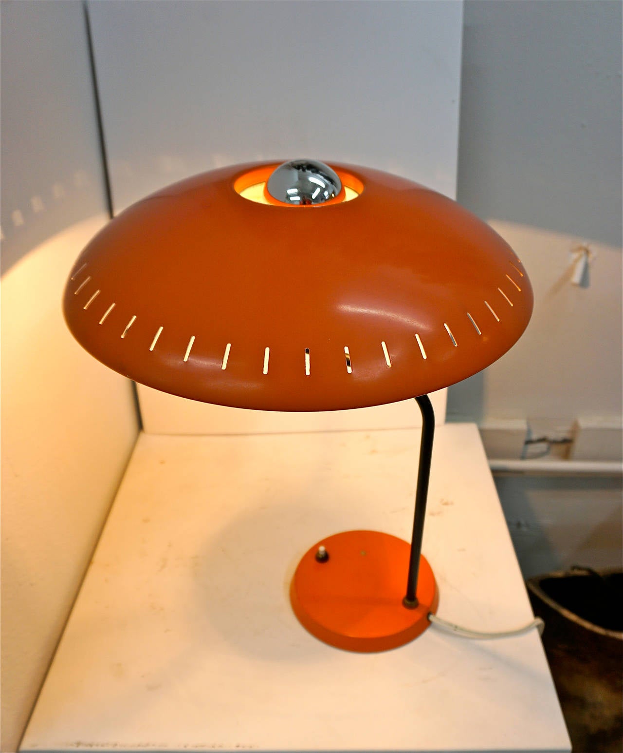 Mid-Century Modern Table Lamp by Louis Kalff