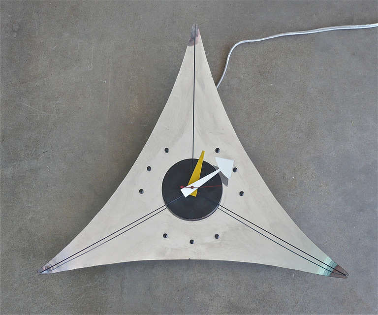American George Nelson Triangle Clock