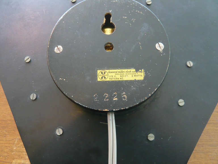 Mid-20th Century George Nelson Triangle Clock