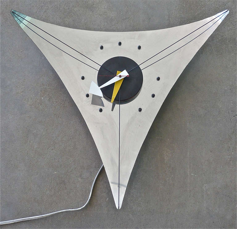 George Nelson Triangle Clock 3