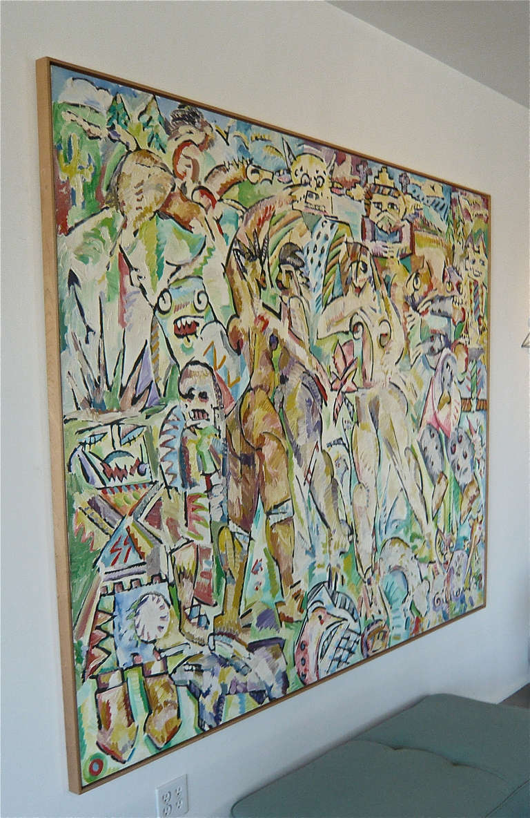 Large Oil Painting by Ed Gilliam 2