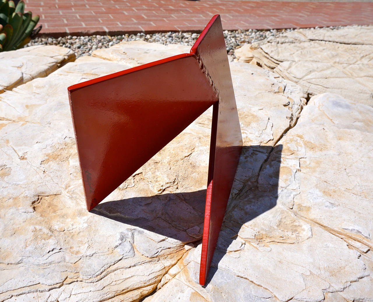 American Abstract Steel Sculpture by Betty Gold