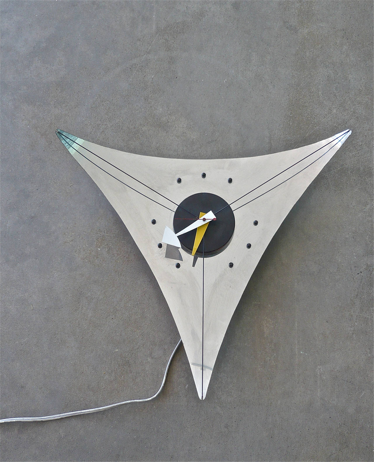 Mid-20th Century Asterisk Wall Clock by George Nelson