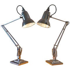Pair of 1930's Anglepoise Lamps