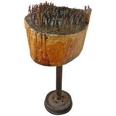 Whimsical Humanoid Sculpture