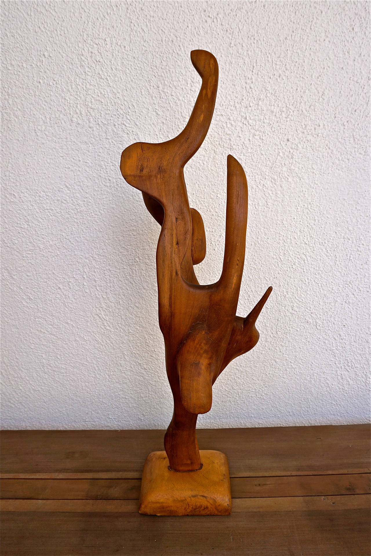 Abstract Wood Sculpture In Good Condition In Cathedral City, CA
