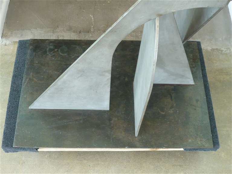 Abstract Steel Sculpture by Christopher Georgesco, 1978 2